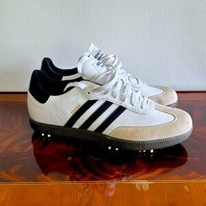 Adidas SAMBA Golf shoes White sz 10